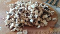 Фото приготовления рецепта: Оладьи из зелёной гречки с грибами и луком - шаг №4