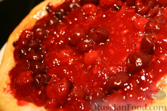 Рецепт Кефирный торт с ягодами