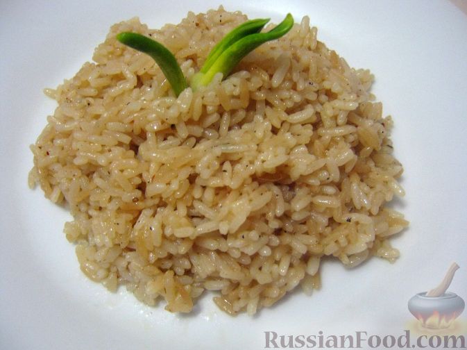 Рассыпчатый рис на гарнир (Pilav), пошаговый рецепт на ккал, фото, ингредиенты - Vici