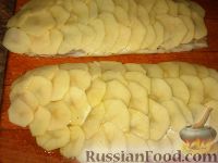 Фото приготовления рецепта: Рыба в картофельной чешуе - шаг №4