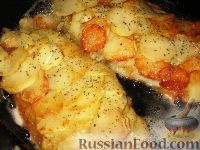 Фото приготовления рецепта: Рыба в картофельной чешуе - шаг №5