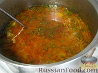 Фото приготовления рецепта: Самый настоящий украинский борщ - шаг №9