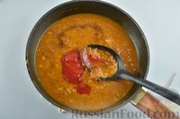Фото приготовления рецепта: Запечённые куриные тефтели с томатно-соевым соусом - шаг №10