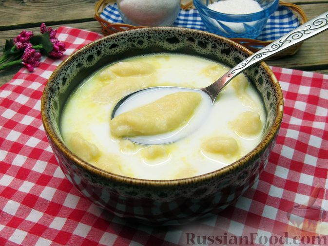 Классические клецки для супа на молоке — рецепт с фото | Рецепт | Еда, Национальная еда, Кулинария