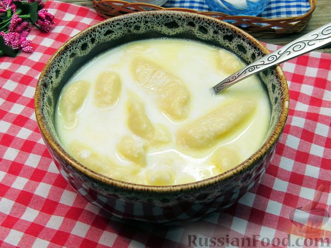 Молочный суп с клецками - пошаговый рецепт с фото на бородино-молодежка.рф