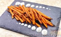 Фото к рецепту: Морковные палочки со специями, в духовке