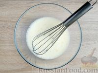 Фото приготовления рецепта: Блинный пирог с начинкой из печени, под яично-молочной заливкой - шаг №4