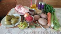 Фото приготовления рецепта: Рассольник с солёными зелёными помидорами - шаг №1