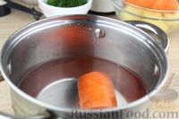 Фото приготовления рецепта: Томатный суп с болгарским перцем и фрикадельками из нута и моркови - шаг №6