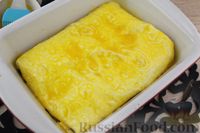 Фото приготовления рецепта: Пирог из лаваша с печеньем, апельсинами и кокосовой стружкой - шаг №12