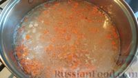Фото приготовления рецепта: Гороховый суп с копчёной скумбрией - шаг №10