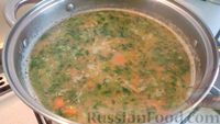 Фото приготовления рецепта: Гороховый суп с копчёной скумбрией - шаг №17