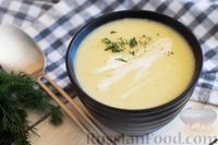 Фото приготовления рецепта: Картофельный крем-суп с луком-пореем - шаг №13