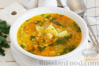 Фото к рецепту: Суп с пшеном и картофелем