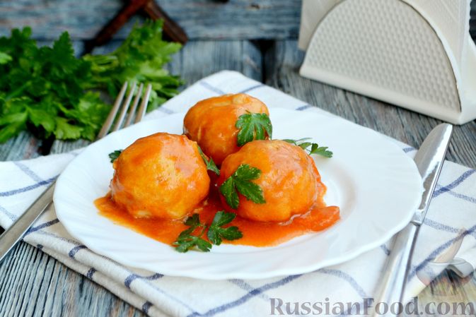 Мясные шарики тушёные с картофелем и помидорами в мультиварке — рецепт для мультиварки
