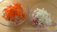 Фото приготовления рецепта: Капустная слоёная запеканка с фаршем, рисом и овощами - шаг №4
