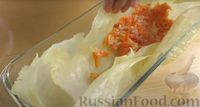 Фото приготовления рецепта: Капустная слоёная запеканка с фаршем, рисом и овощами - шаг №9