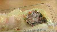 Фото приготовления рецепта: Капустная слоёная запеканка с фаршем, рисом и овощами - шаг №11