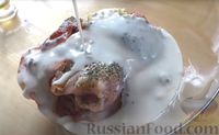 Фото приготовления рецепта: Шашлык из куриных бёдрышек в маринаде из ряженки (в духовке) - шаг №4