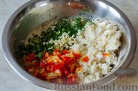 Фото приготовления рецепта: Запеканка из цветной капусты со сладким перцем и луком - шаг №14
