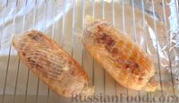 Фото приготовления рецепта: Куриные рулеты в пивном маринаде, с беконом и сыром - шаг №13