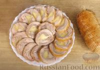 Фото к рецепту: Куриные рулеты в пивном маринаде, с беконом и сыром
