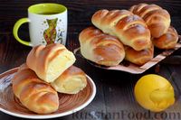 Фото приготовления рецепта: Сдобные булочки "Крем-де-Паризьен" с лимонным заварным кремом - шаг №19