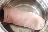Фото приготовления рецепта: Рулет из свинины, с языком и беконом - шаг №2