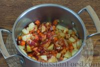 Фото приготовления рецепта: Чечевичный суп-пюре с томатной пастой - шаг №5