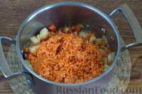 Фото приготовления рецепта: Чечевичный суп-пюре с томатной пастой - шаг №6