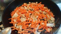 Фото приготовления рецепта: Рассольник с курицей, овощами, консервированной фасолью и кукурузой - шаг №9