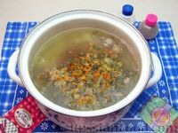 Фото приготовления рецепта: Щавелевый суп с говядиной - шаг №16