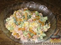 Фото приготовления рецепта: Вкусный салат - шаг №4