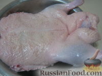 Фото приготовления рецепта: Тушеная утка в сметане - шаг №2