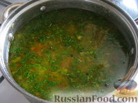 Фото приготовления рецепта: Суп рисовый с кабачками - шаг №14