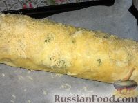 Фото приготовления рецепта: Мясной рулет в сырно-картофельной оболочке - шаг №5