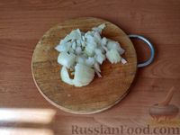 Фото приготовления рецепта: Гречневая запеканка с куриной печёнкой, овощами и сыром - шаг №3