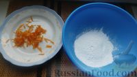 Фото приготовления рецепта: Апельсиновый пирог с кукурузной мукой, кориандром и глазурью - шаг №22
