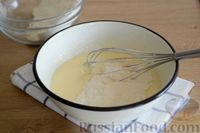 Фото приготовления рецепта: Лимонные панкейки на кефире, с маком - шаг №6