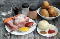 Фото приготовления рецепта: Свиные рёбрышки, запечённые с картошкой, в соево-медовом соусе - шаг №1