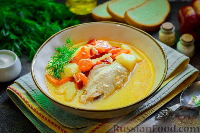 Гороховый суп с курицей и болгарским перцем, рецепт с фото | Простые рецепты с фото