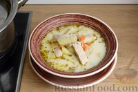 Фото приготовления рецепта: Сырный суп со свининой и картофелем - шаг №13
