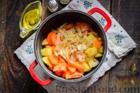 Фото приготовления рецепта: Картофельный суп-пюре с беконом и черносливом - шаг №6