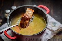 Фото приготовления рецепта: Картофельный суп-пюре с беконом и черносливом - шаг №10