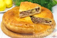 Фото к рецепту: Дрожжевой пирог с мясом и картошкой