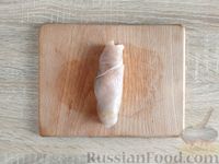 Фото приготовления рецепта: Куриные рулетики с грибами, маслинами и сыром (в духовке) - шаг №15