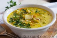 Фото приготовления рецепта: Суп с жареным картофелем, луком-пореем и сметанно-мучной заправкой - шаг №12