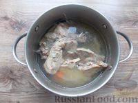 Фото приготовления рецепта: Суп с мясными фрикадельками, картофелем и сладким перцем - шаг №3