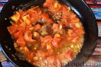 Фото приготовления рецепта: Фасолевый суп с колбасками  и овощами - шаг №7