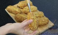 Фото приготовления рецепта: Ореховые эклеры с карамельным кремом - шаг №27
